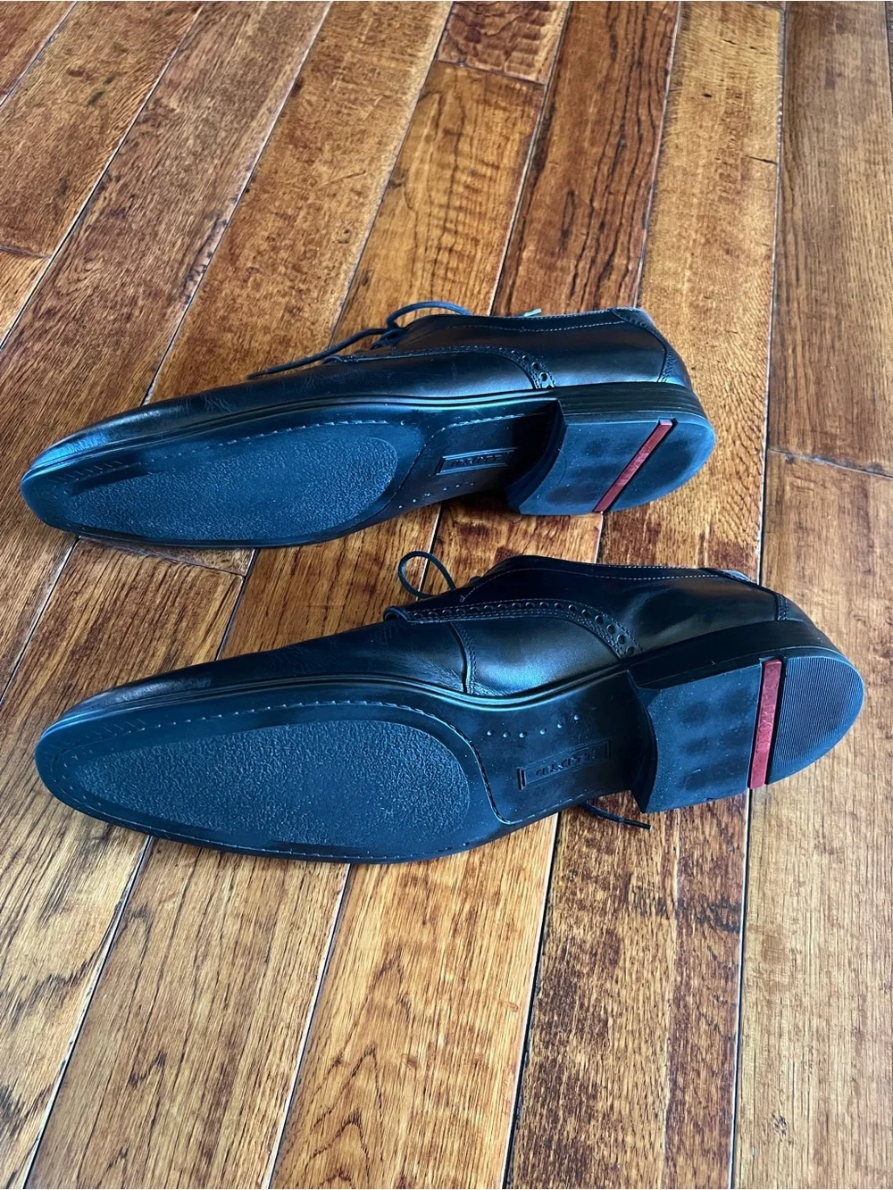 Lloyd Hedin Men’s Shoes Oxfords Plain Toe Leather Black Size 12